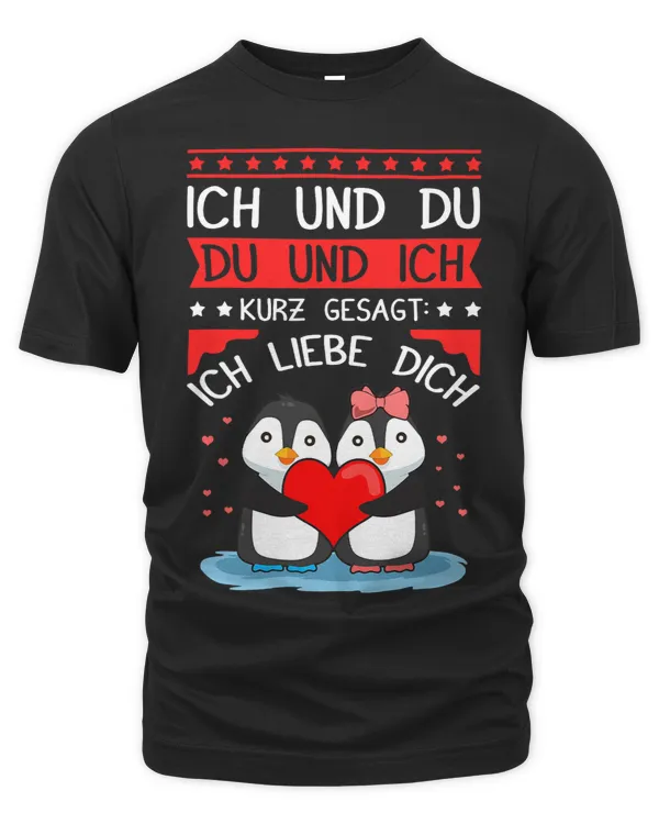 Ich und Du Kurz gesagt Ich Liebe Dich 2Penguin Valentines Day