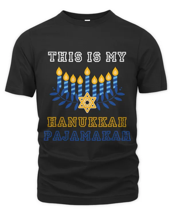 This Is My Hanukkah Pajamakah Funny Chanukah Pjs