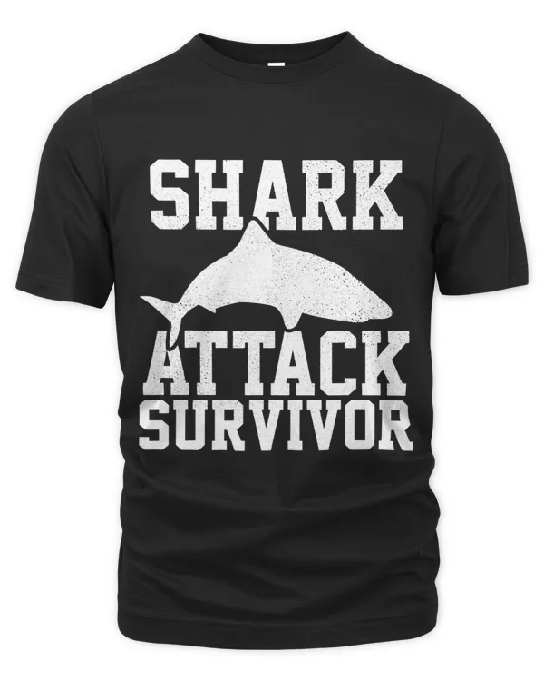 Shark Attack Survivor Shirt Shark Attack