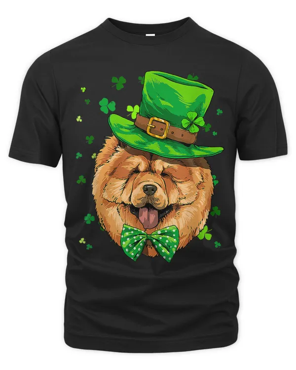 St Patricks Day Leprechaun Chow Chow Pet Dog Shamrock Irish