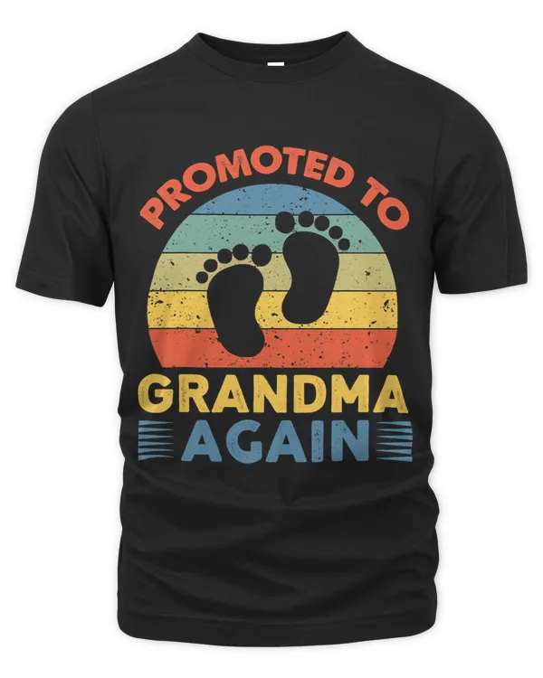 Vintage Promoted To Grandma Again Great Grandma Again