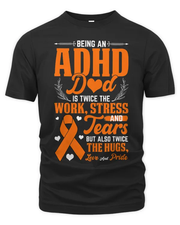 Being An ADHD Dad National ADHD Awareness Day Orange Ribbon