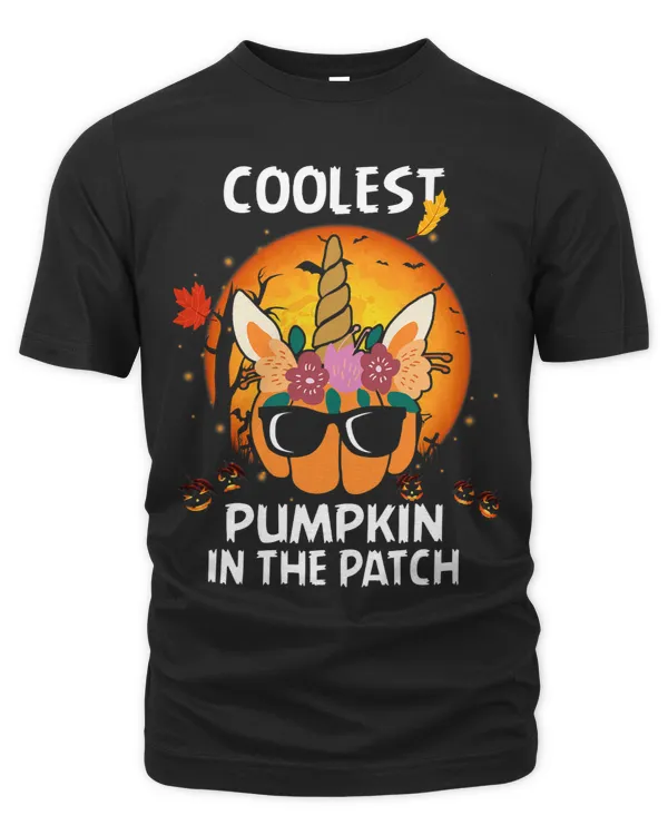 Coolest Pumpkin In The Patch Funny Kid Boys Girl Halloween