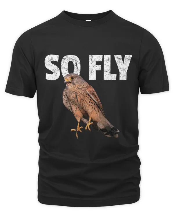 Falcon Kestrel Birding TShirt Vintage Distressed