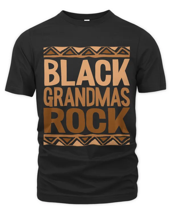 Womens Black Grandmas Rock Black History Month BLM Grandmother