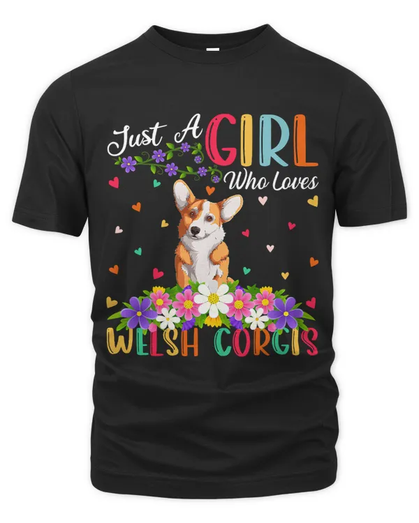 Welsh Corgi Dog Lover Just A Girl Who Loves Welsh Corgis