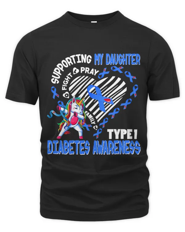 Supporting My Daughter Type 1 Diabetes Awareness Unicorn