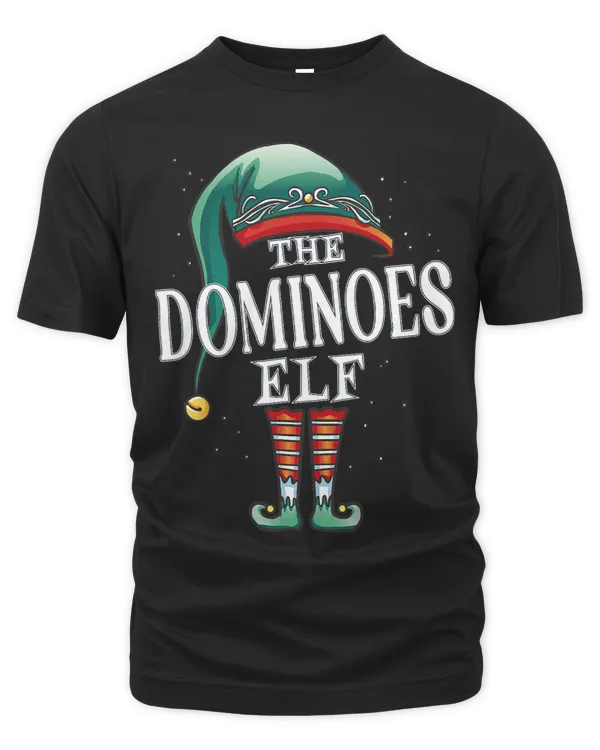 Dominoes Elf Christmas Group Xmas Pajama Party