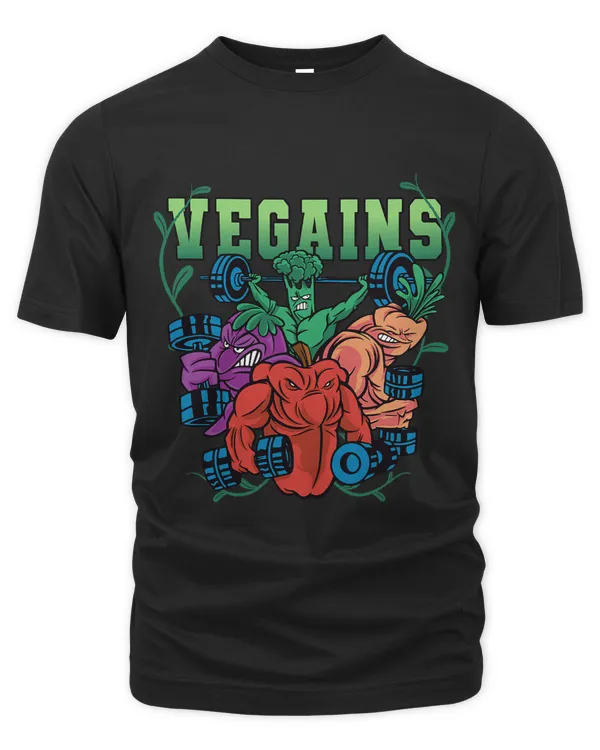Vegains Powered by Plants Power Gym Bodybuilding Fitness