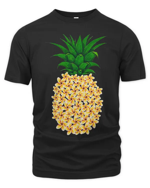 Beautiful floral pineapple men and women Hawaiian tropical