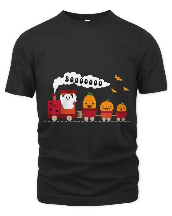 Halloween Train Boo Funny Ghost Pumpkin Toddler Kids Boys 2