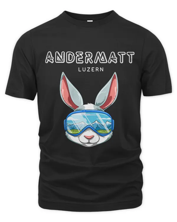 Andermatt Lucerne Switzerland Retro Ski Hare