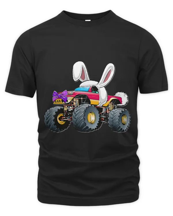 Easter Eggs Hunter Bunny Tractor Happy Easter Day 1