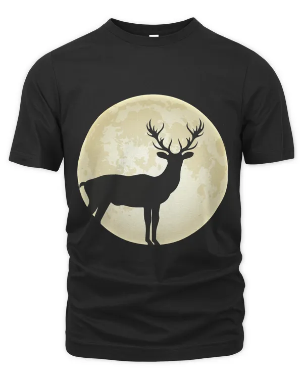 Deer Moon Antler Roe Stag and Forest animal