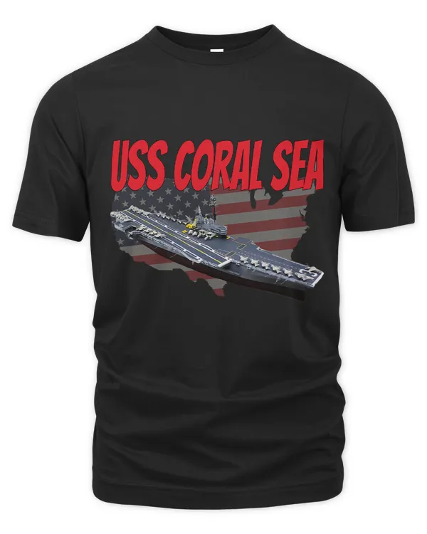 Aircraft Carrier USS Coral Sea CVA43 for Grandpa Dad Son
