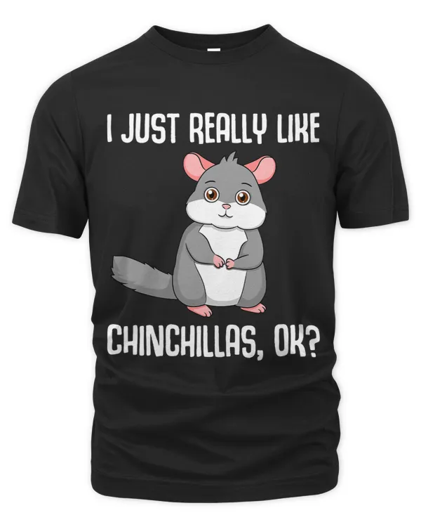 Funny Chinchilla Designs For Men Women Cute Rodent Pet Owner
