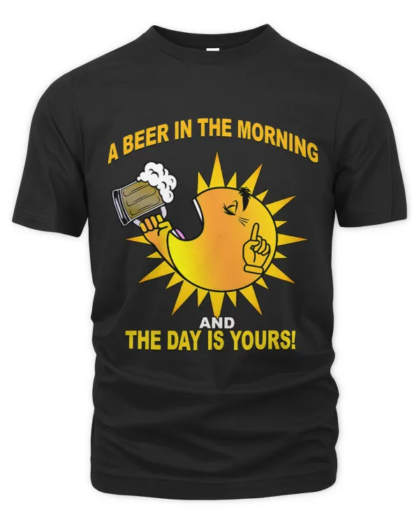 Funny Germany Sun Drinking Beer Morning German Quote