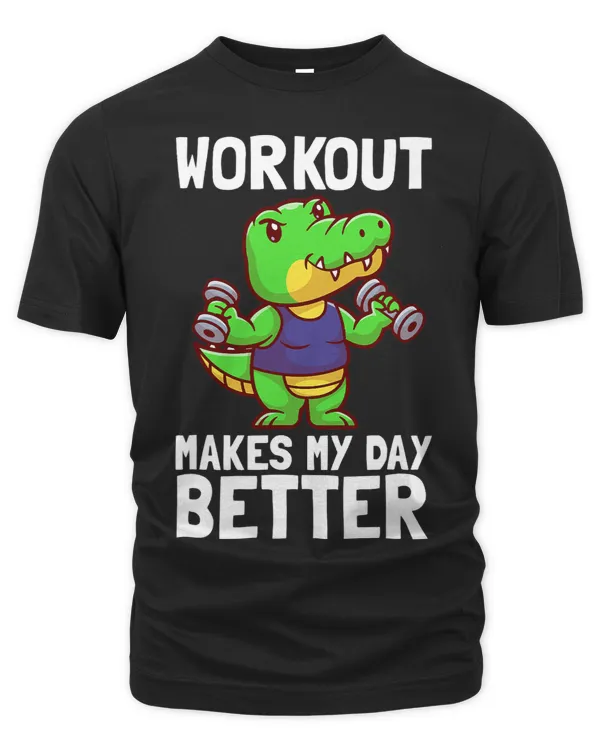 Funny Crocodile Workout Makes My Day Better Gear