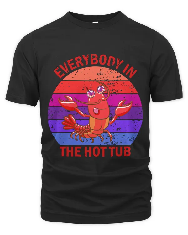 Every body In The Hot Tub Shellfish Crustacean Crab Crabs