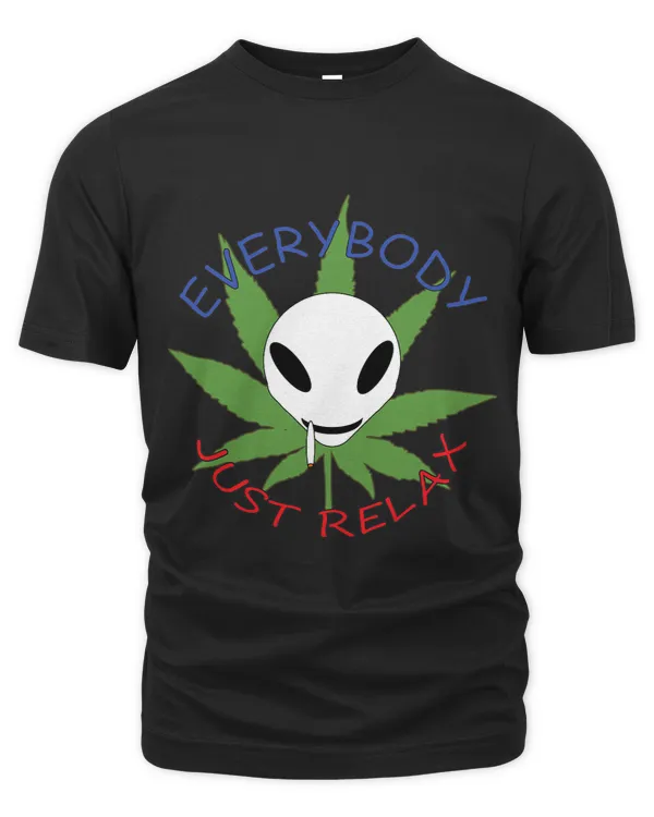 Everybody Just Relax Smoking Alien