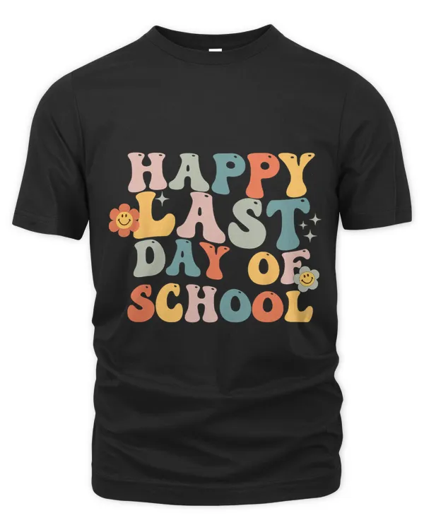 Groovy Happy Last Day Of School Teacher End Of School Year