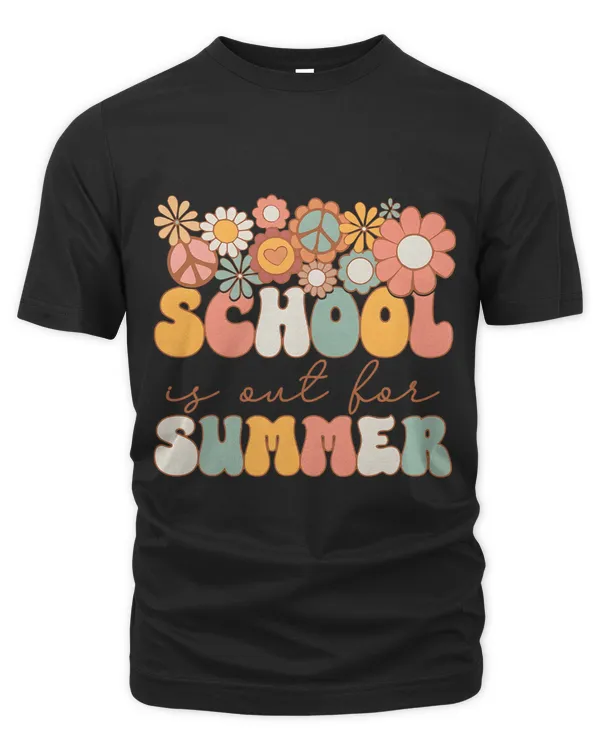 Groovy Schools Out for Summer Last Day Of School Teacher Kid 1