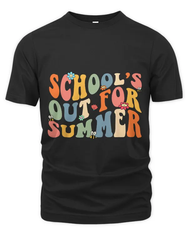 Groovy Schools Out for Summer Last Day Of School Teacher Kid