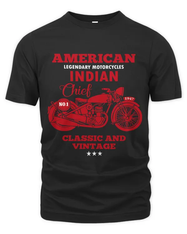 Motocross Biker Vintage American Motorcycle Indian old bikers