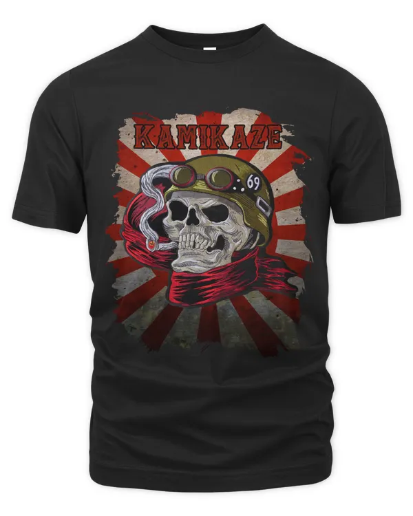 Kamikaze Skull Art