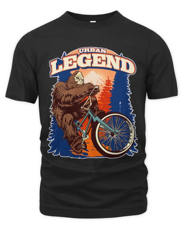 Urban Legend Sasquatch Mountain Bike Racing Tshirt