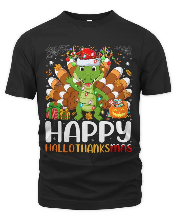 Crocodile Lover Halloween Christmas Happy Hallothanksmas