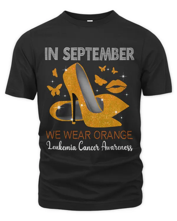 In September Wear Orange High Heels Leukemia Cancer Support