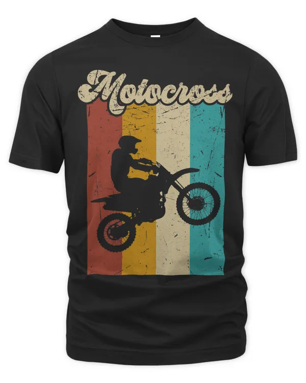 Vintage Motocross Bike Racing Dirtbike Dirt Bike Rider Retro