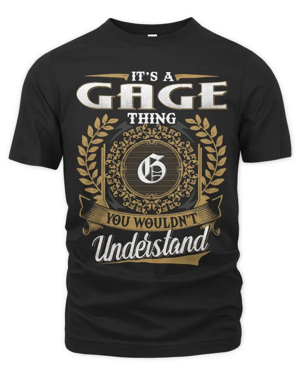 GAGE Family Member Last Name GAGE Surname Personalized