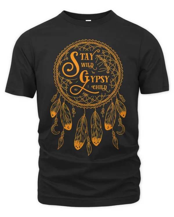 Stay Wild Gypsy Child Shirt Boho Feather Dreamcatcher