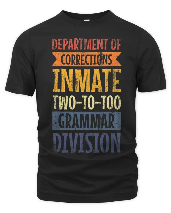 Department Of Corrections Inmate Two To Too Grammar Division