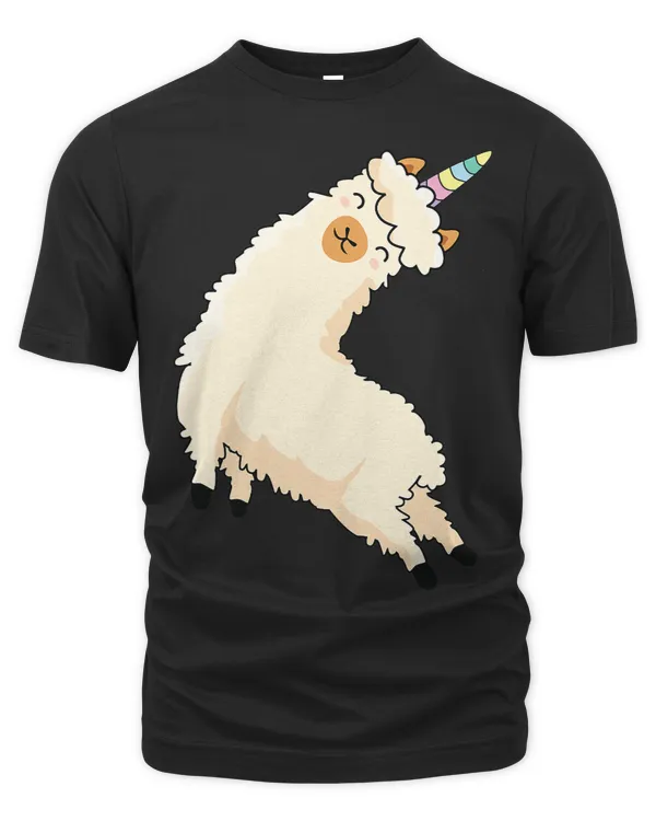 Llamacorn Llama Unicorn Alpaca Leaping Cute Llama Lovers