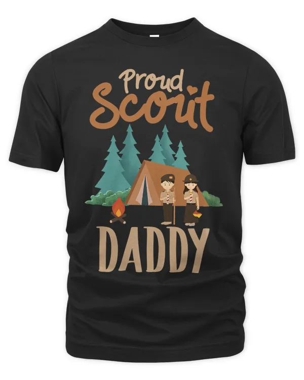 Proud Scout Daddy Camping Scout Scouting Leader Adventure
