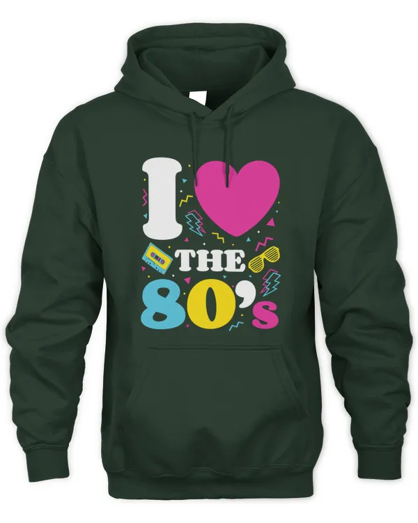 I Love The 80s - 1980s Nostalgia Retro Vibes Tee
