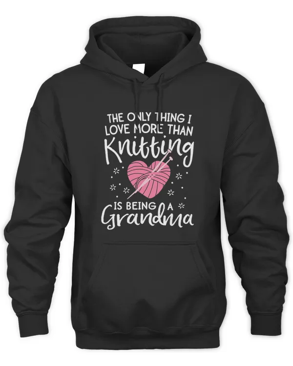 Love Knitting Shirt for Women Grandma Mother Yarn Knit