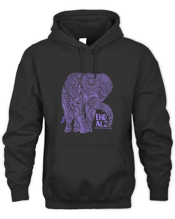 Purple Elephant Alzheimer Awareness Apparel Gifts END ALZ