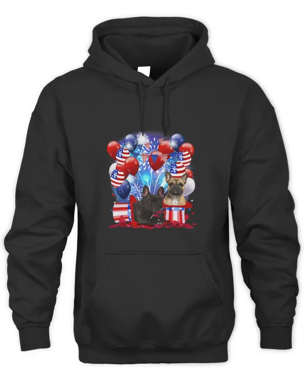 French Bulldog Firework American Flag 4th Of July Dog Lover