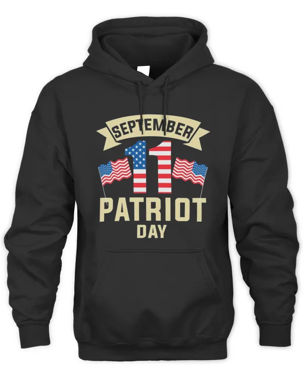 September 11Th Patriot Day American Flag Hoodie