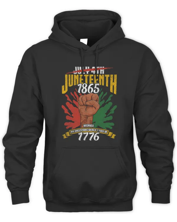 Black History Juneteenth 1865 African Fist Pride American