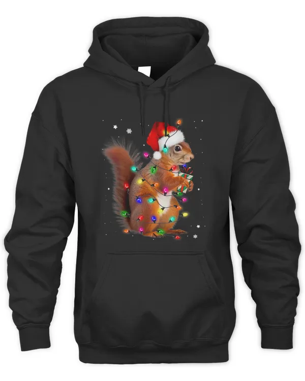 Squirrel Christmas Hat Santa Pajama Squirrels Lover Xmas