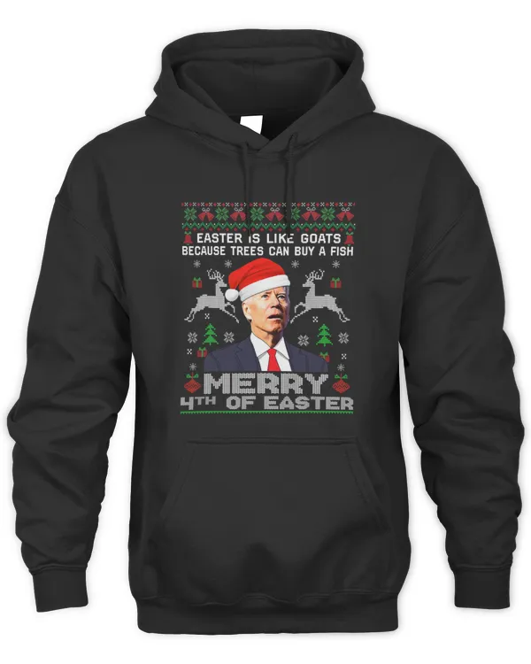 Merry 4th Of Easter Funny Politic Ugly Christmas Sweater Men Sweatshirt