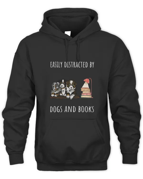 Dogs And Books7542 T-Shirt