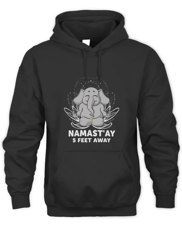 Elephant Yoga Namastay  Feet Away T-Shirt