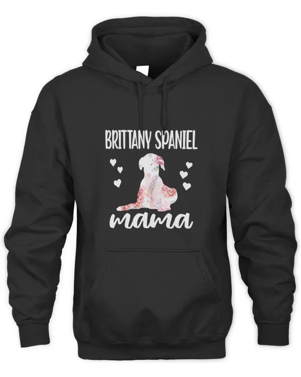 Brittany Spaniel Mom Dog Lover Brittany Dog Mama T-Shirt