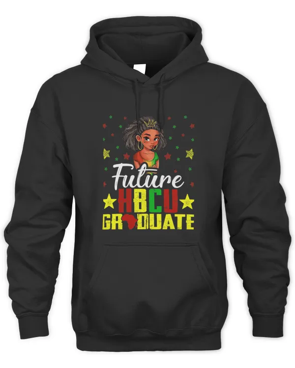 Future HBCU Grad History Black College Girl Youth Melanin T-Shirt